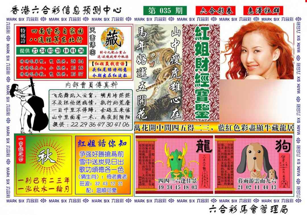 035期红姐财经宝鉴[图]